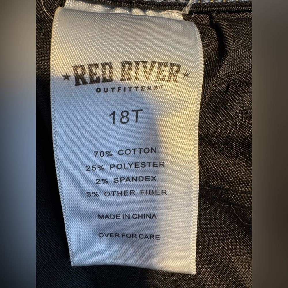 Stylish Blue Straight Leg Women's Jeans by Red River Outfitters - Picture 6 of 7